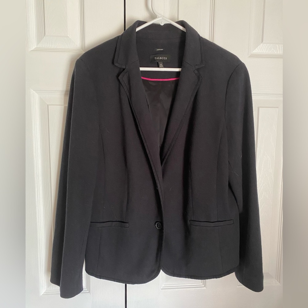 Talbots black blazer